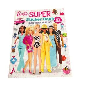 Barbie Super Sticker Book Barbie Through The Decades Fun Activity 568 Stickers